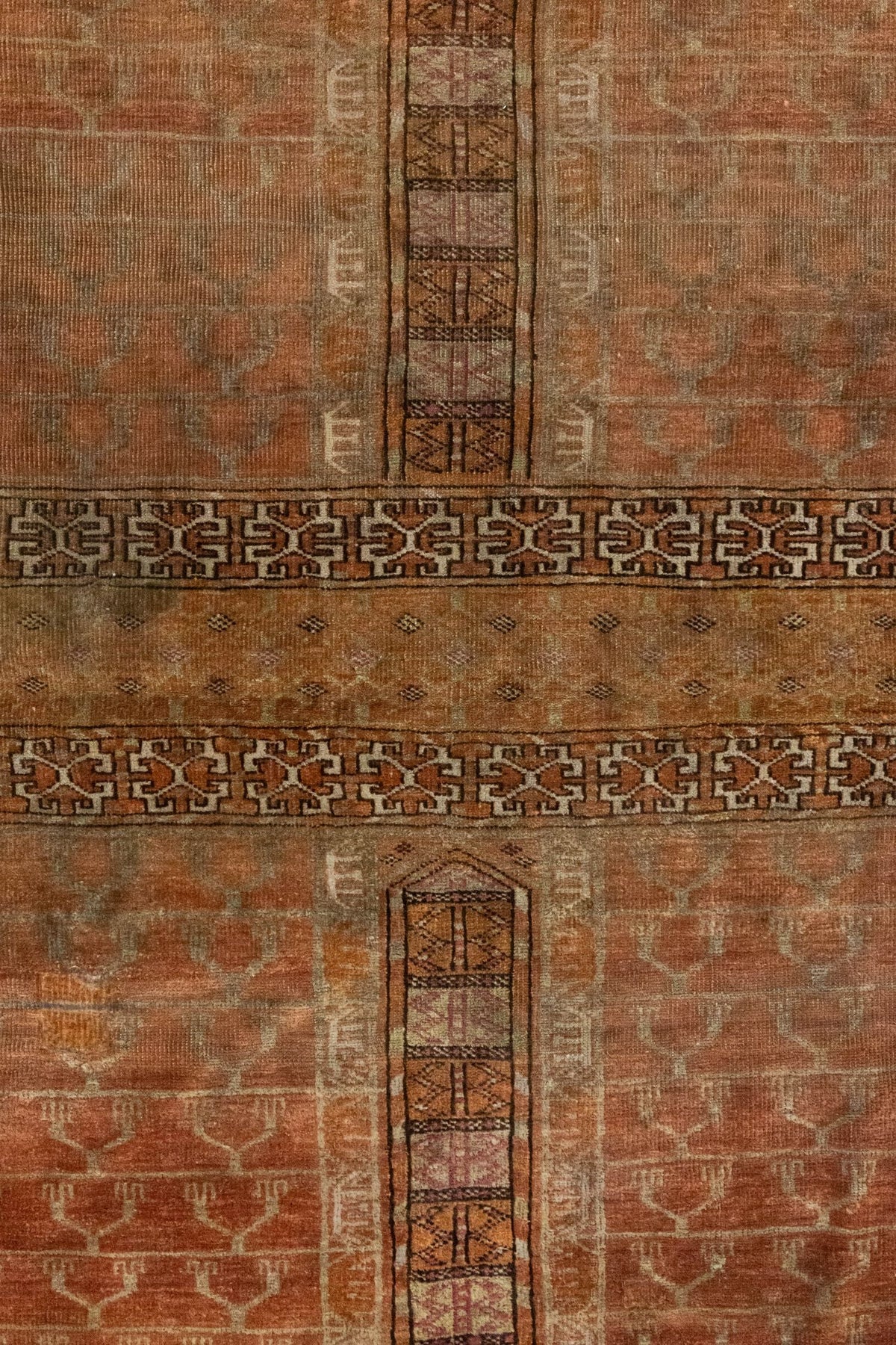 Vintage Ersari Handwoven Tribal Rug, J86259