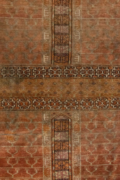 Vintage Ersari Handwoven Tribal Rug, J86259