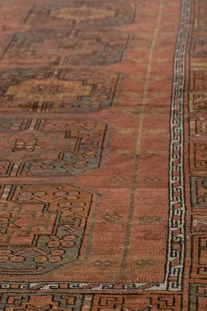 Vintage Ersari Handwoven Tribal Rug, J86261