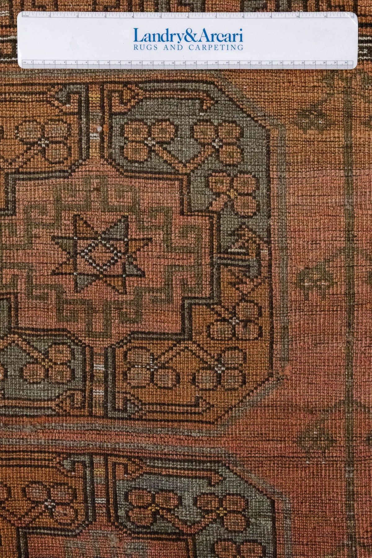 Vintage Ersari Handwoven Tribal Rug, J86261