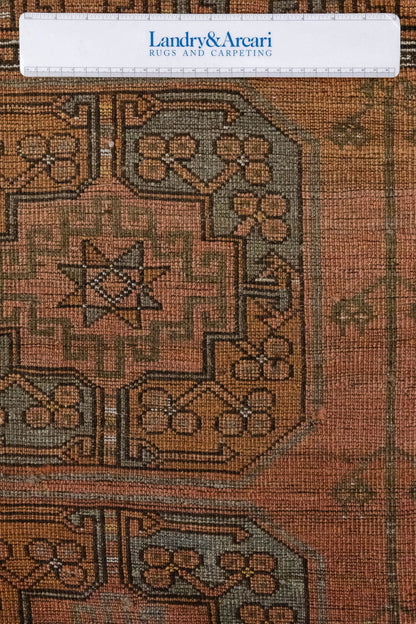 Vintage Ersari Handwoven Tribal Rug, J86261