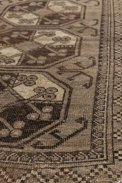 Vintage Ersari Handwoven Tribal Rug, J86262