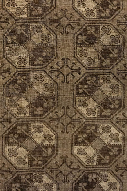 Vintage Ersari Handwoven Tribal Rug, J86262