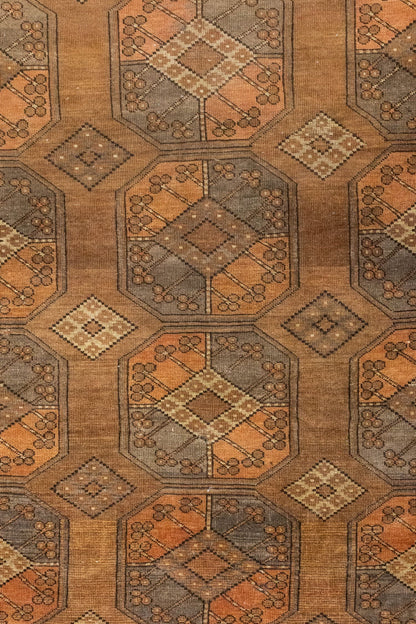 Vintage Ersari Handwoven Tribal Rug, J86263