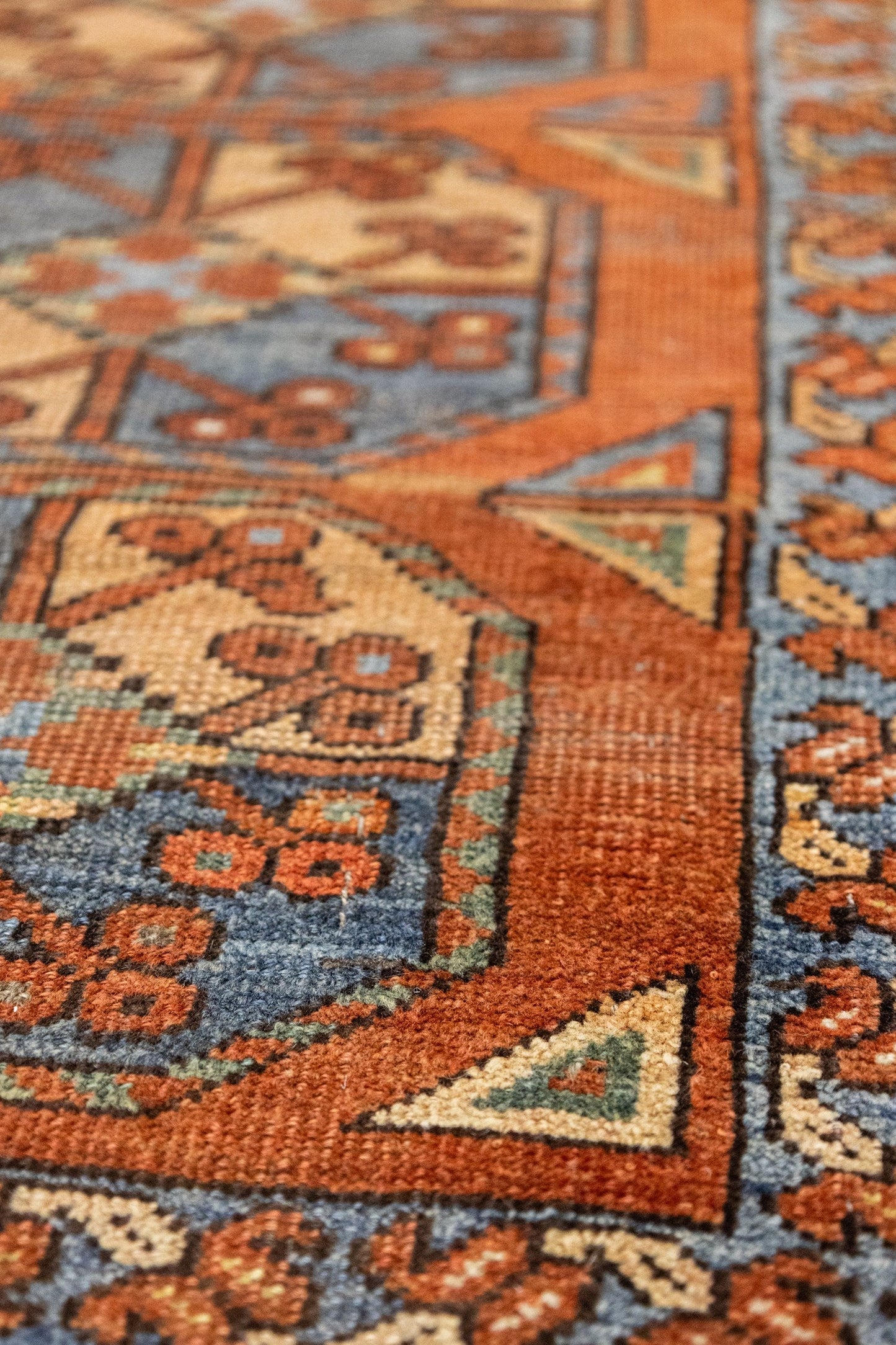 Vintage Ersari Handwoven Tribal Rug, J86538