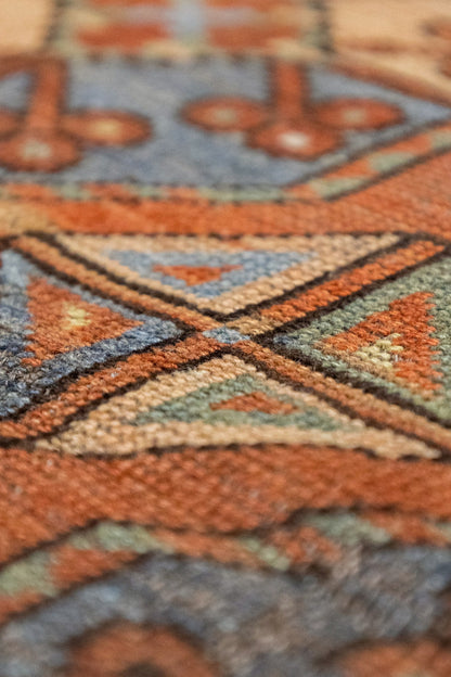 Vintage Ersari Handwoven Tribal Rug, J86538