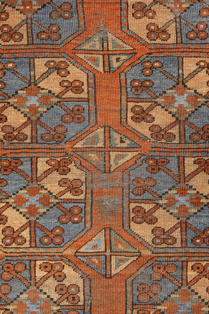 Vintage Ersari Handwoven Tribal Rug, J86538
