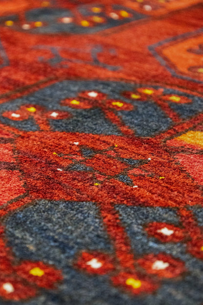 Antique Ersari Handwoven Tribal Rug, J87199