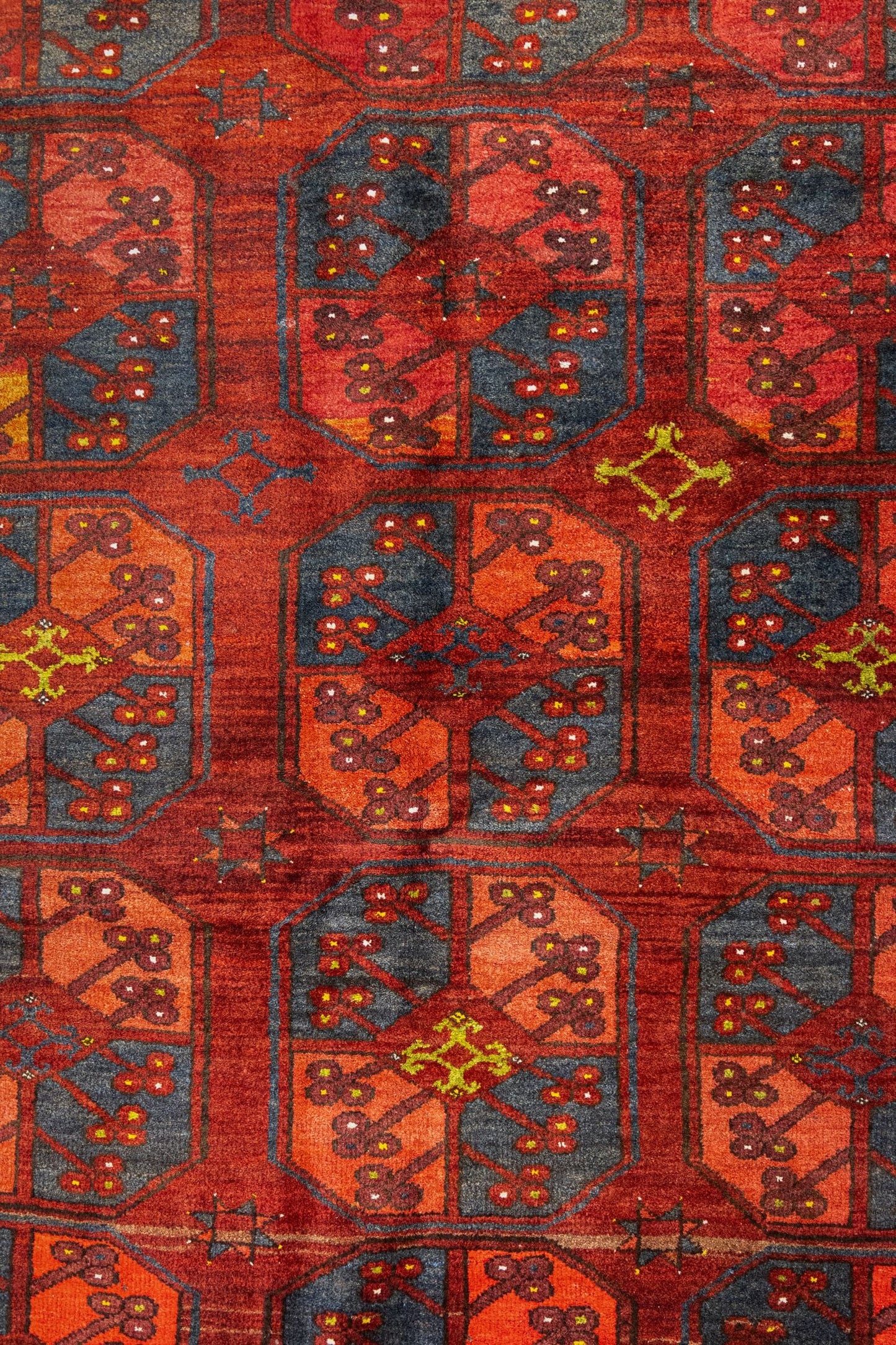 Antique Ersari Handwoven Tribal Rug, J87199