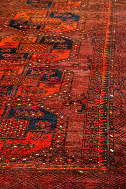 Antique Ersari Handwoven Tribal Rug, J87289