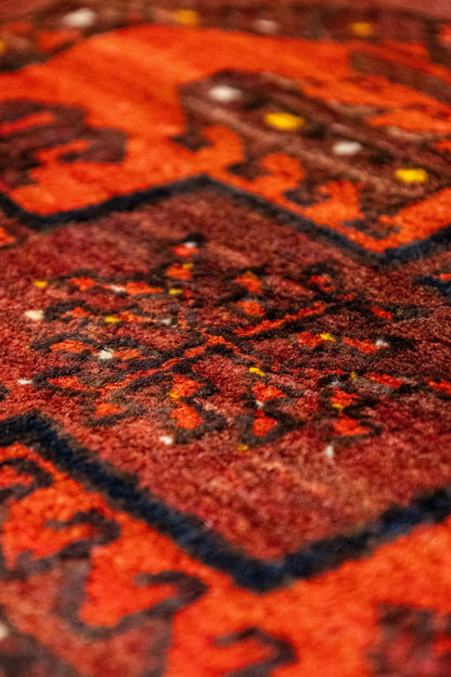 Antique Ersari Handwoven Tribal Rug, J87289