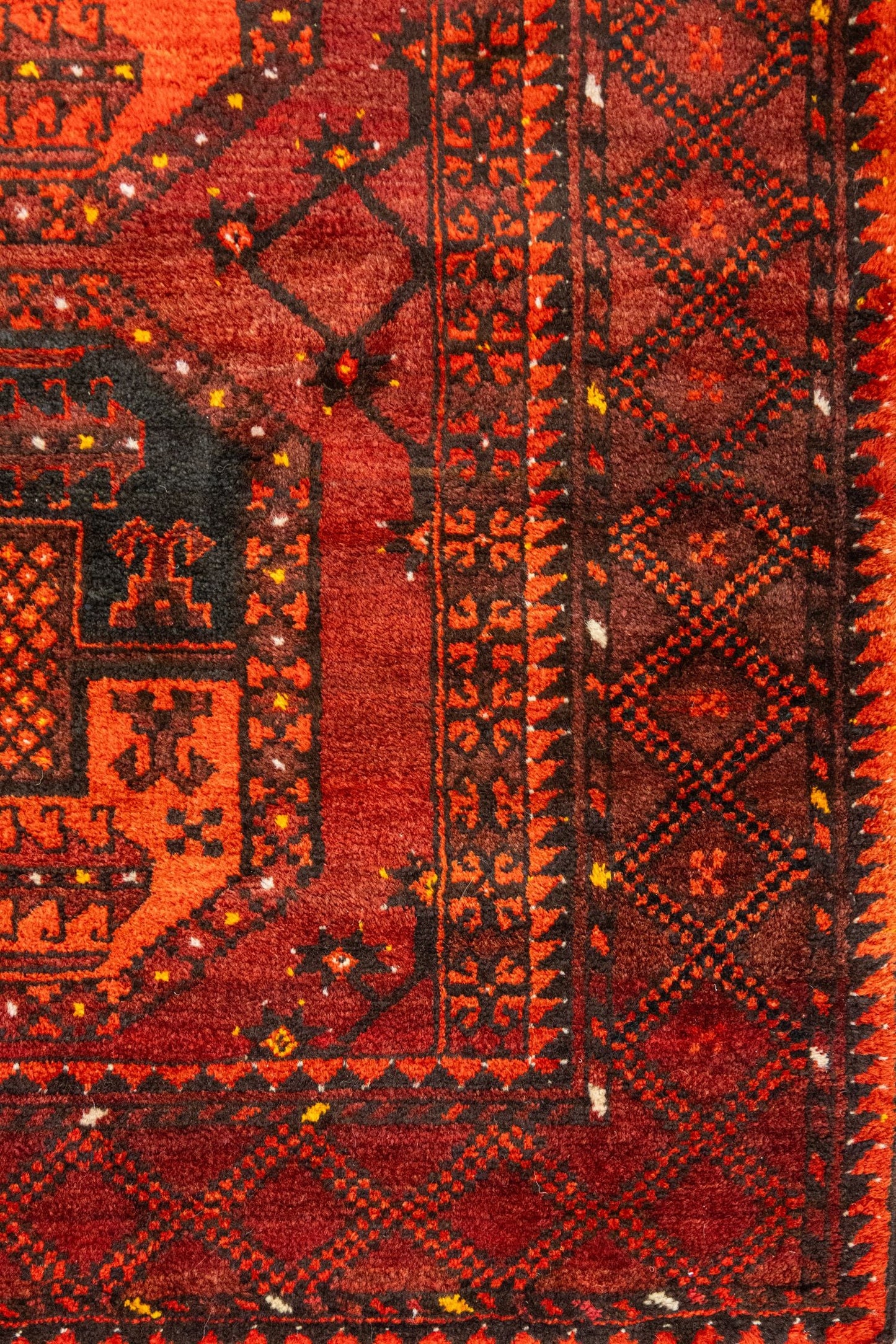 Antique Ersari Handwoven Tribal Rug, J87289