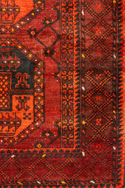 Antique Ersari Handwoven Tribal Rug, J87289