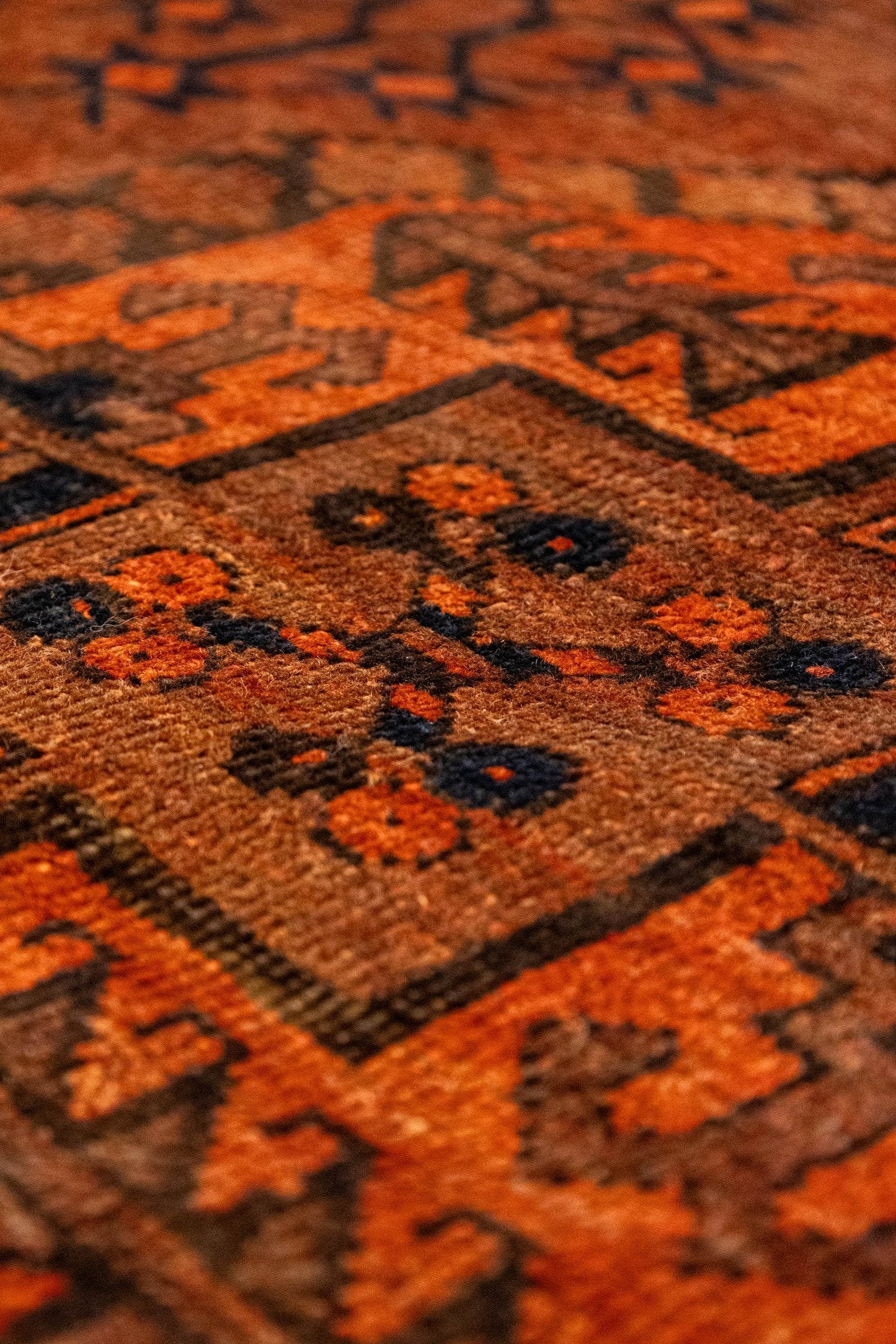 Antique Ersari Handwoven Tribal Rug, J87290
