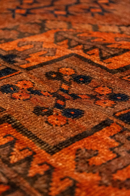 Antique Ersari Handwoven Tribal Rug, J87290