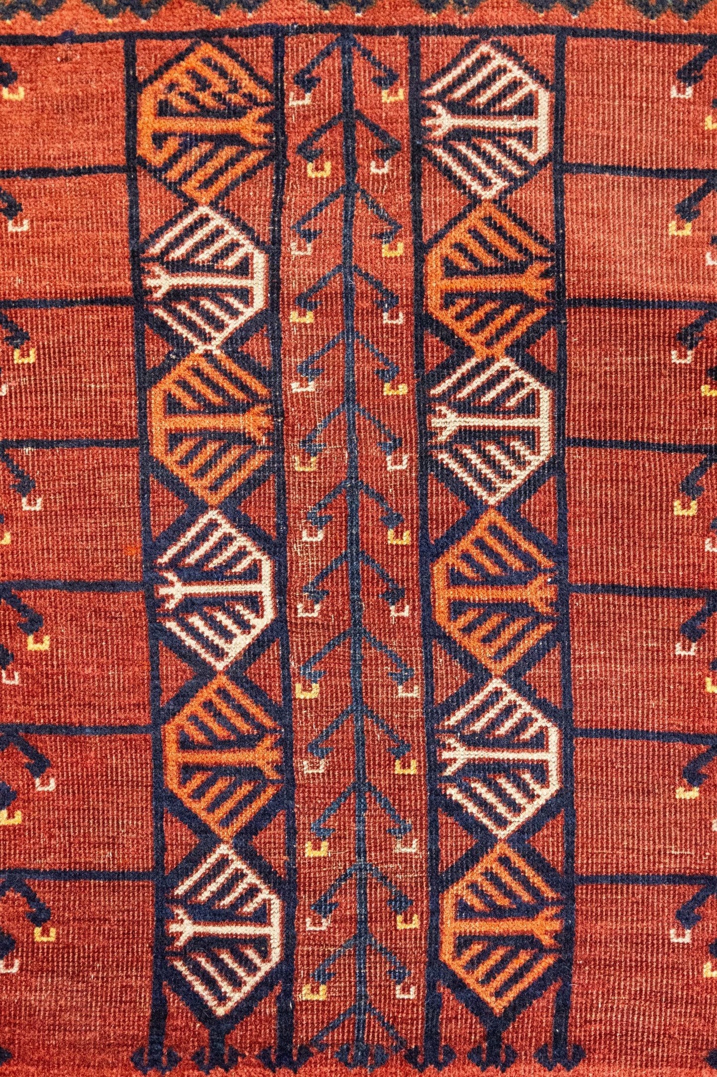 Antique Ersari Handwoven Tribal Rug, J87310