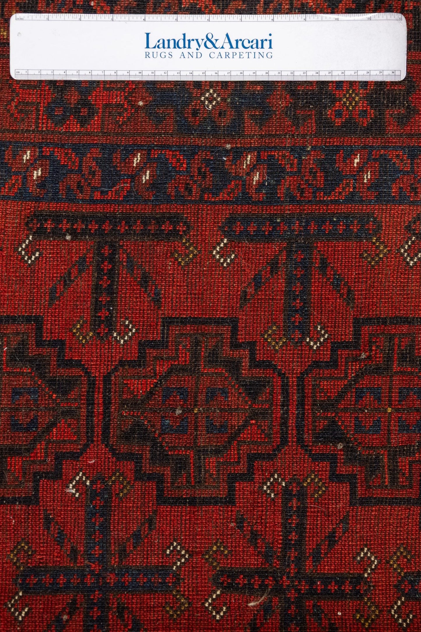 Vintage Ersari Handwoven Tribal Rug, J87324