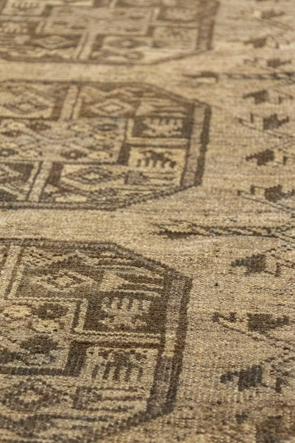 Vintage Ersari Handwoven Tribal Rug, J88018