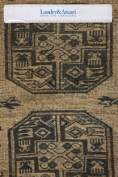 Vintage Ersari Handwoven Tribal Rug, J88018