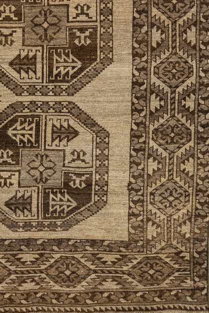 Vintage Ersari Handwoven Tribal Rug, J88033