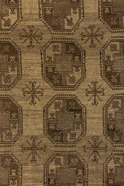Vintage Ersari Handwoven Tribal Rug, J88034