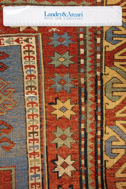 Vintage Fachralo Kazak Handwoven Tribal Rug, J87183