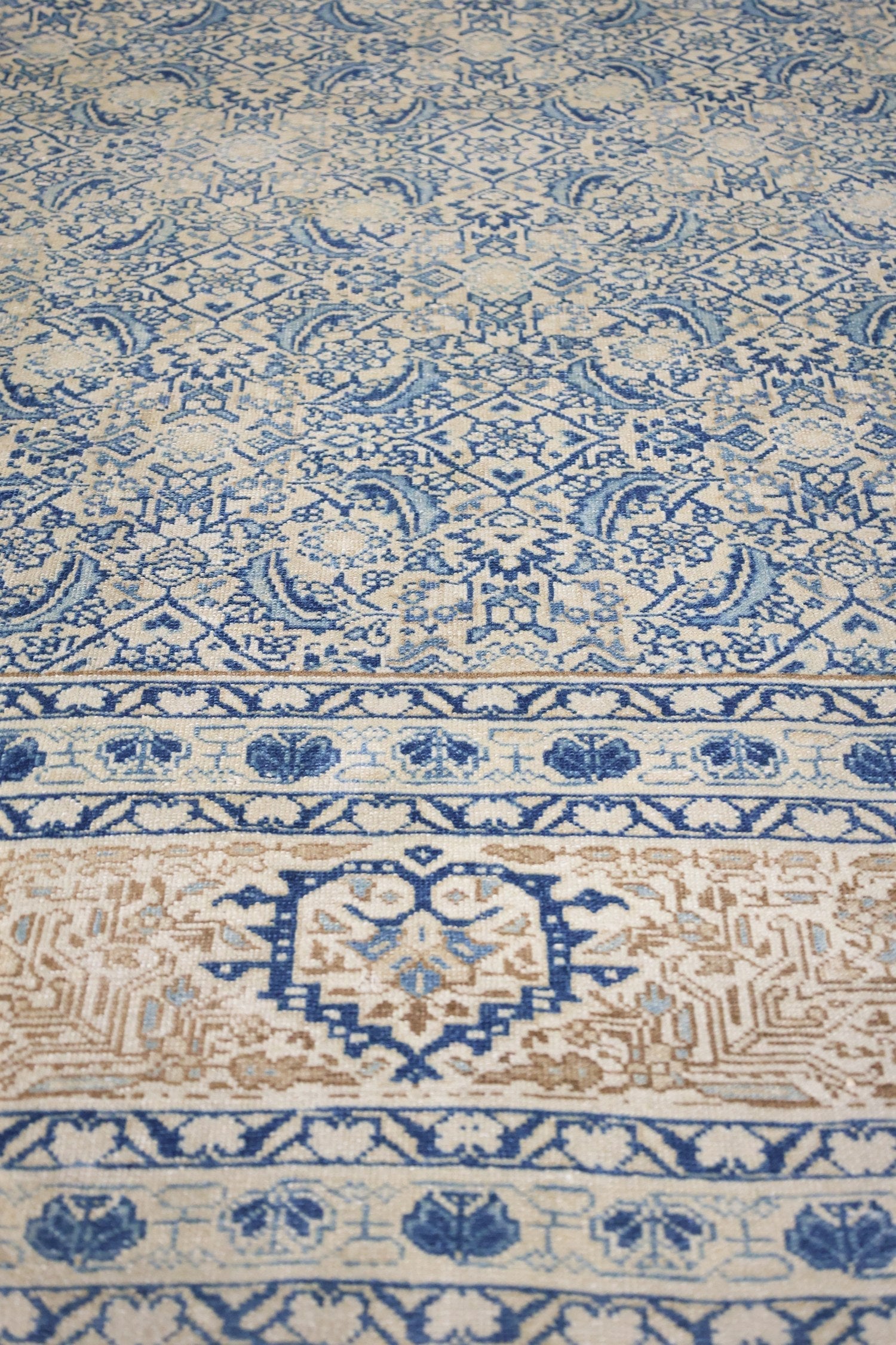 Vintage Feraghan Fragment Handwoven Tribal Rug, J68404