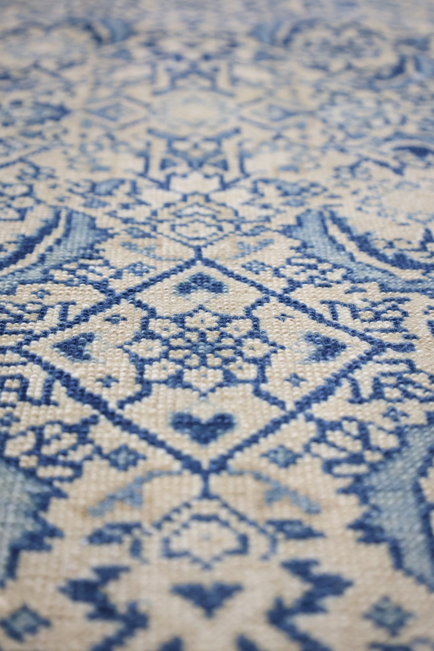 Vintage Feraghan Fragment Handwoven Tribal Rug, J68404