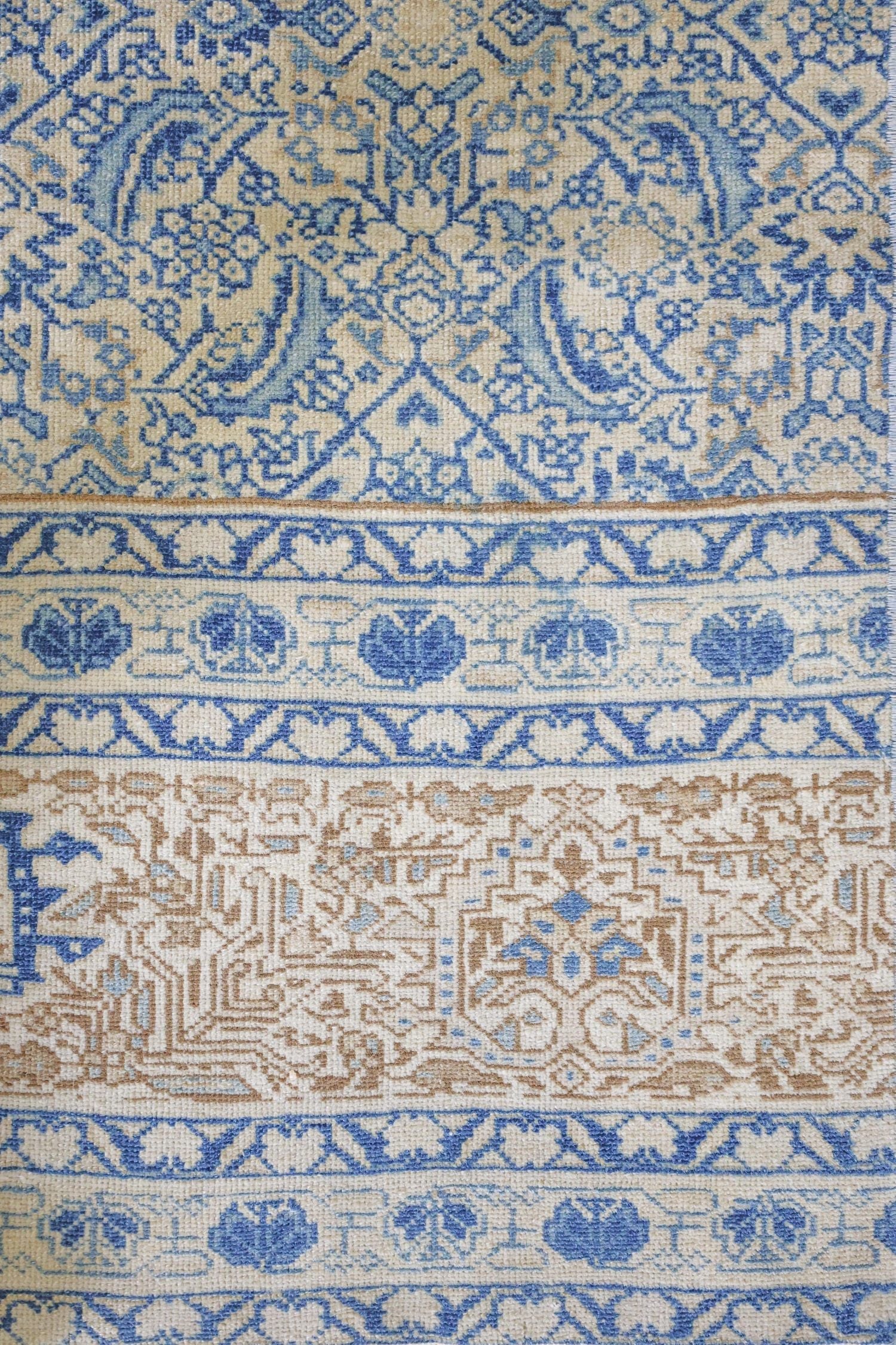 Vintage Feraghan Fragment Handwoven Tribal Rug, J68404