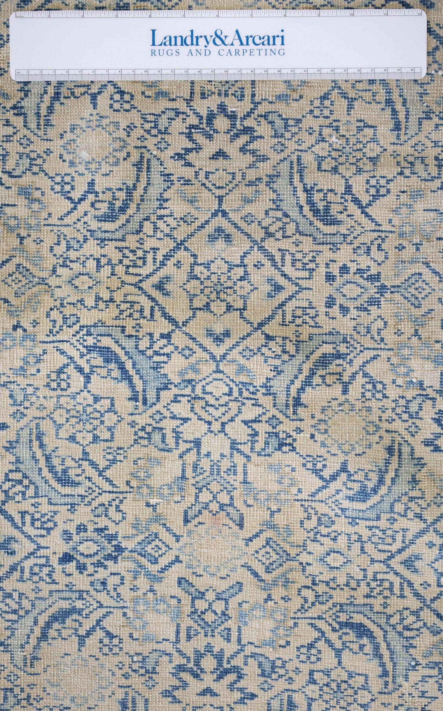 Vintage Feraghan Fragment Handwoven Tribal Rug, J68404