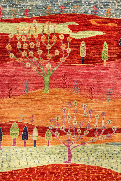 Gabbeh Handwoven Tribal Rug, J87468