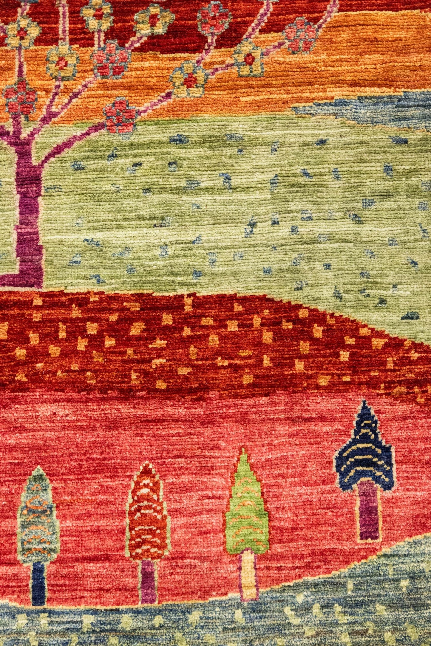 Gabbeh Handwoven Tribal Rug, J87468