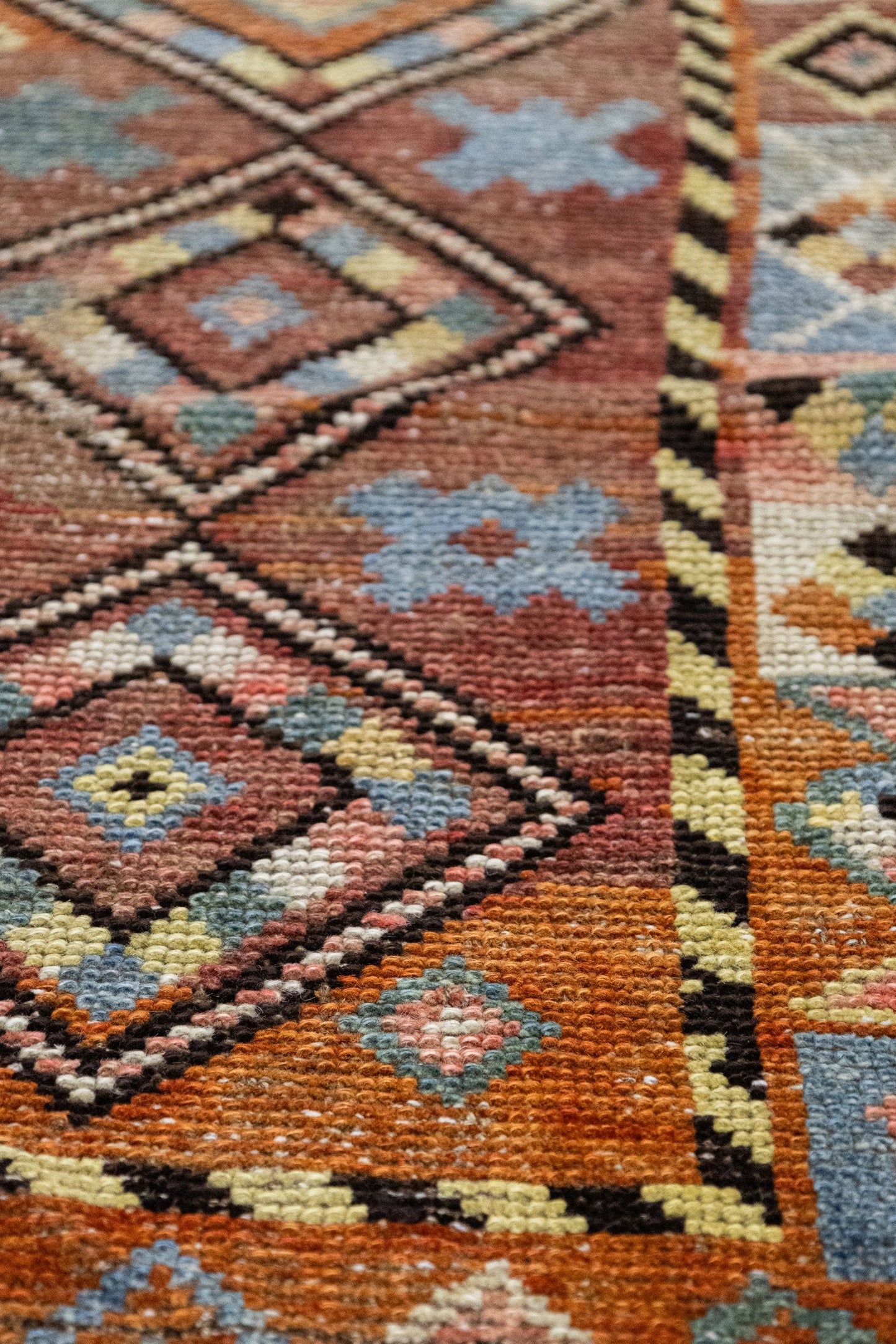 Vintage Gabbeh Handwoven Tribal Rug, J88220