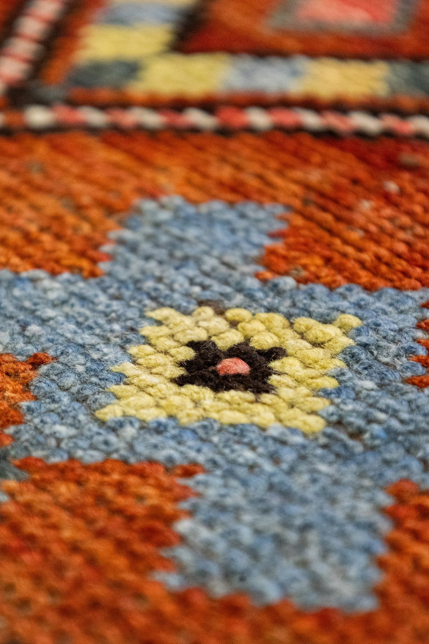 Vintage Gabbeh Handwoven Tribal Rug, J88220