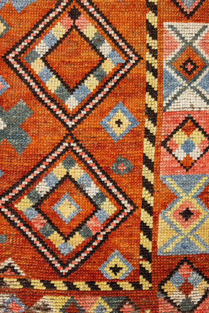 Vintage Gabbeh Handwoven Tribal Rug, J88220