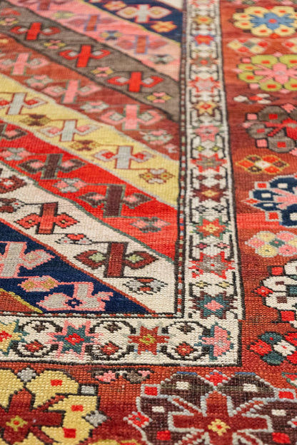 Antique Ganges Handwoven Tribal Rug, J87181