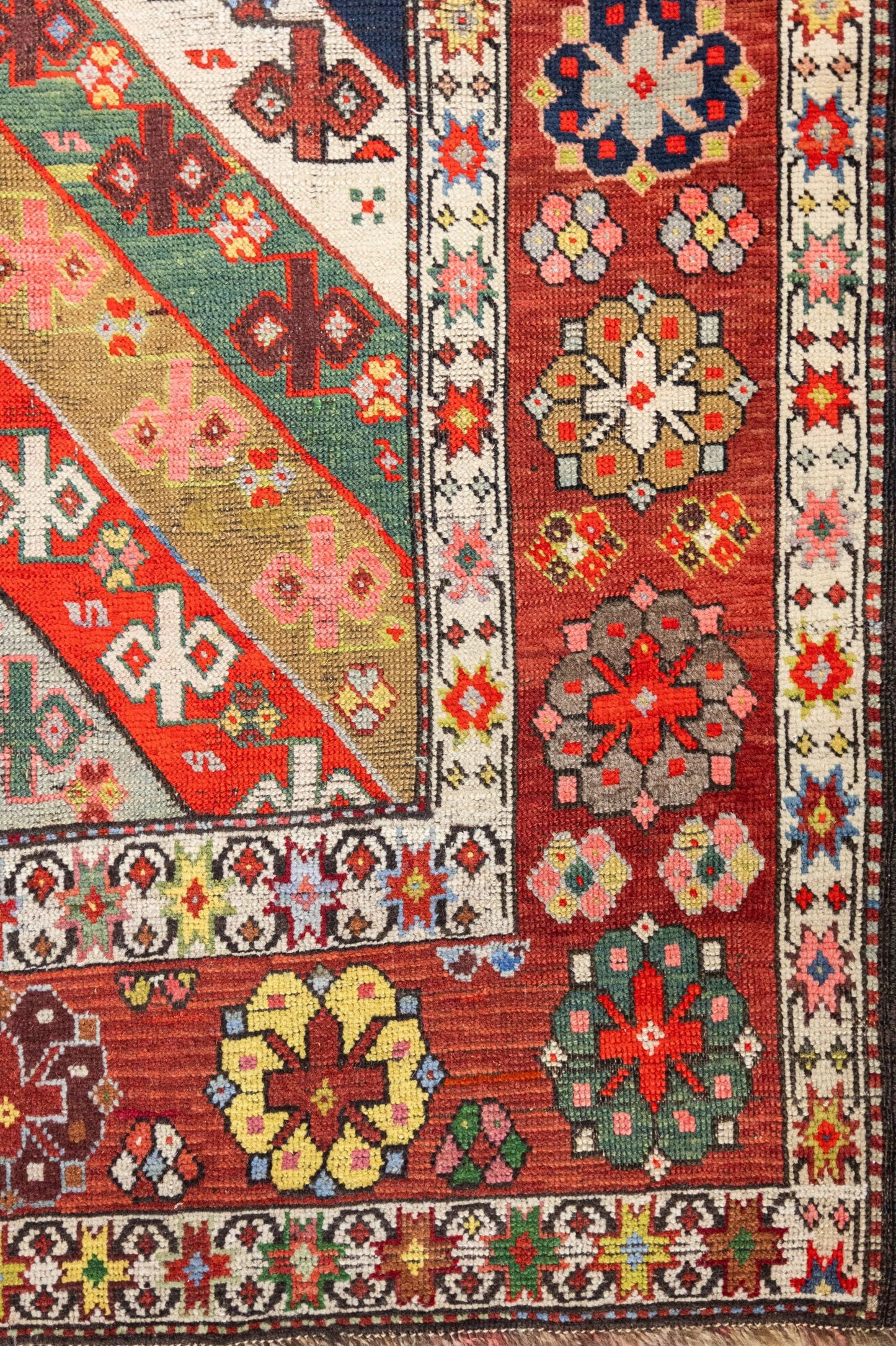 Antique Ganges Handwoven Tribal Rug, J87181