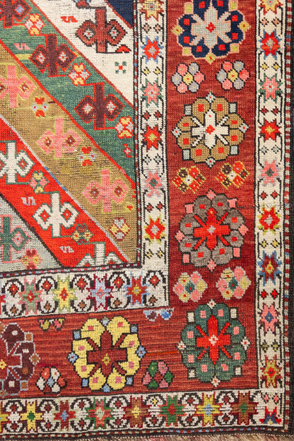 Antique Ganges Handwoven Tribal Rug, J87181