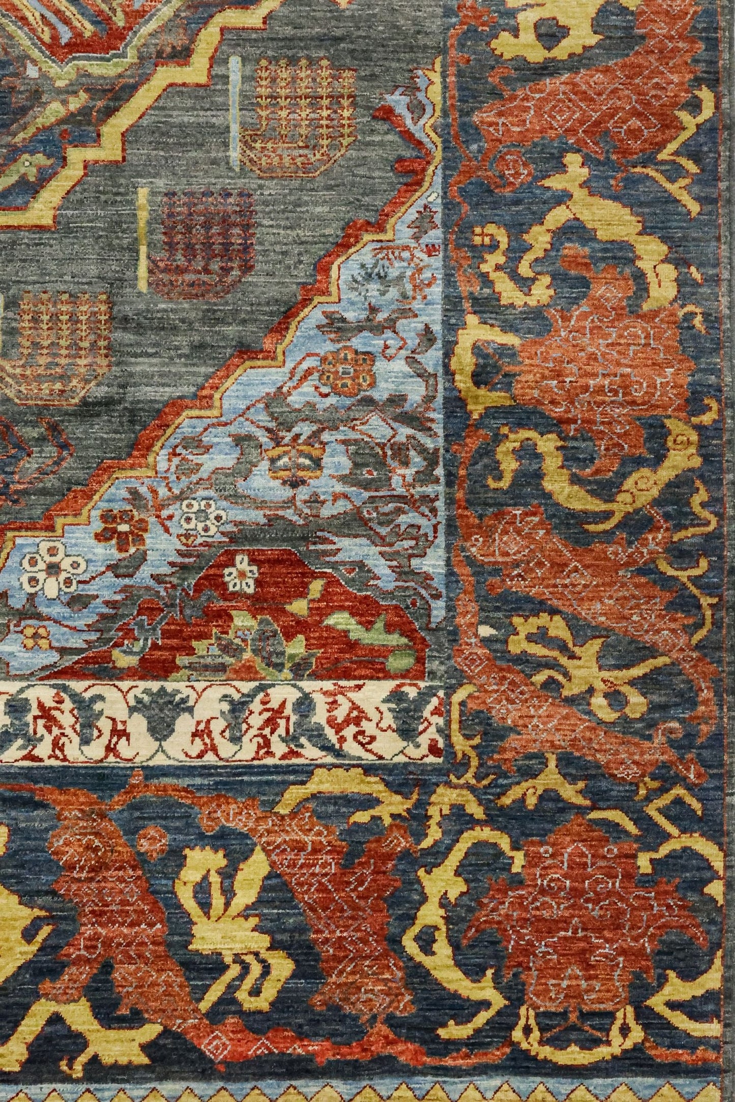 Garous Bijar Handwoven Tribal Rug, J81360