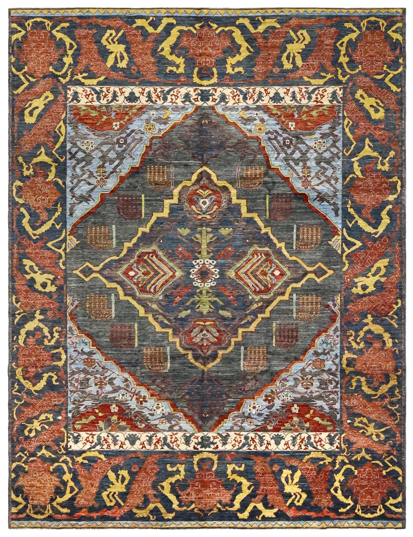 Garous Bijar Handwoven Tribal Rug