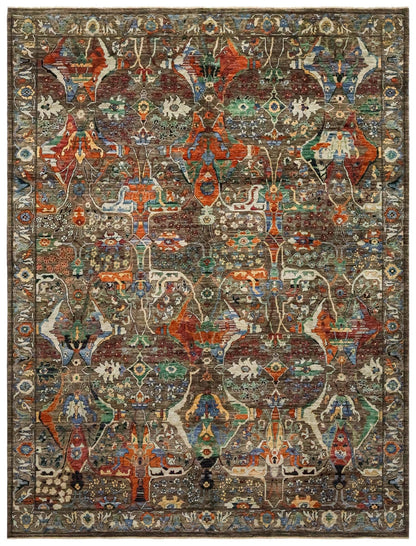 Garous Bijar Handwoven Tribal Rug
