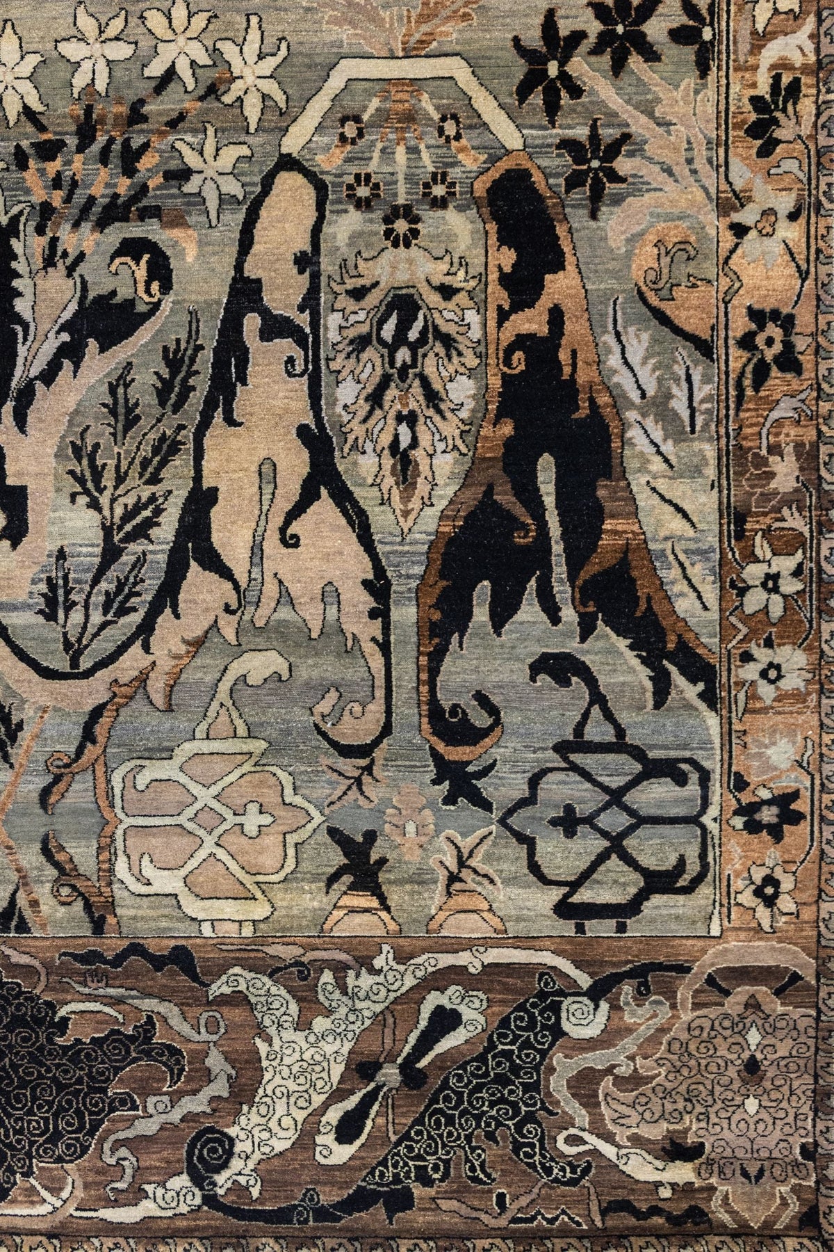 Garous Bijar Handwoven Tribal Rug, J88457