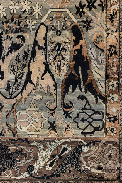 Garous Bijar Handwoven Tribal Rug, J88457