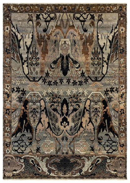 Garous Bijar Handwoven Tribal Rug