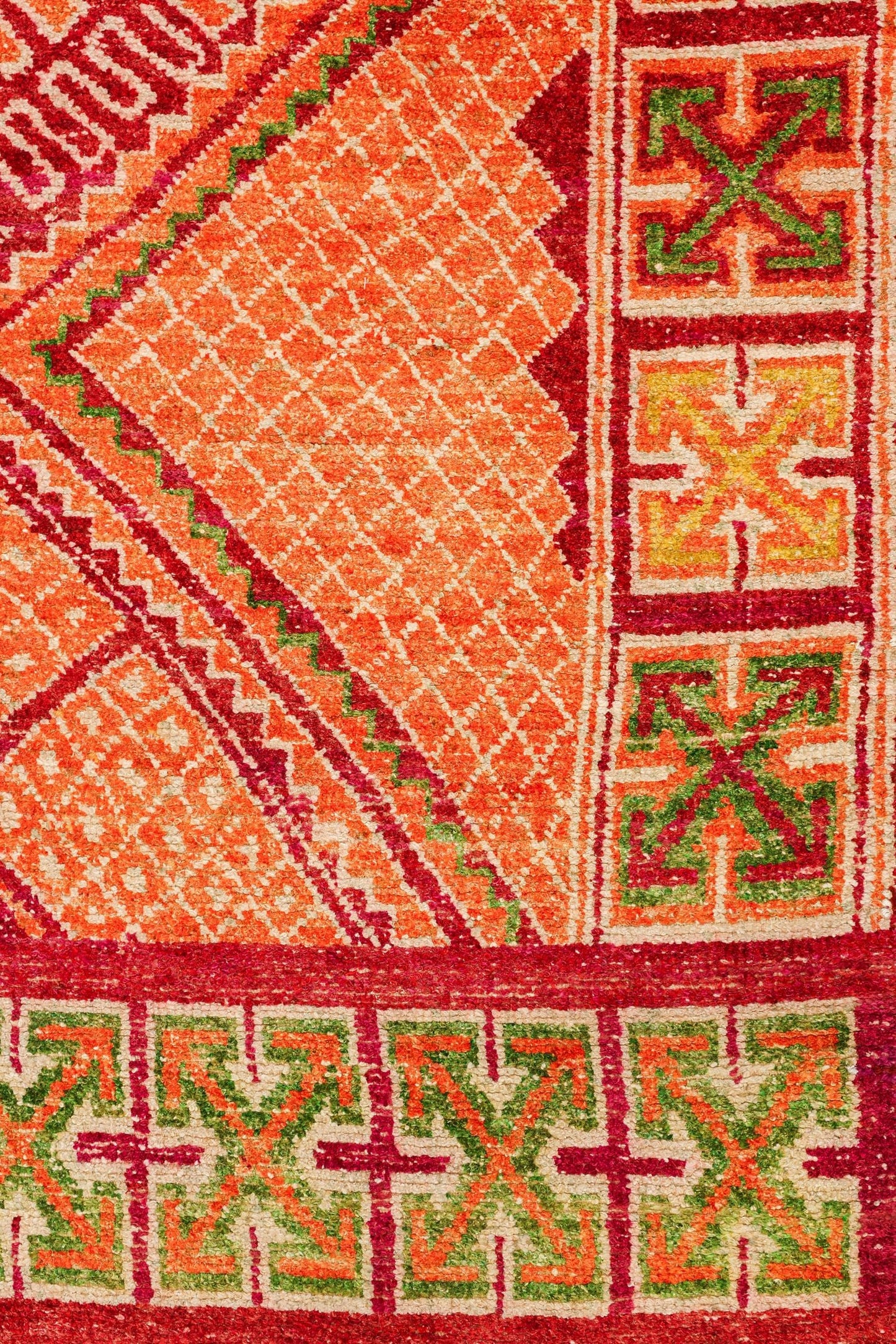 High Atlas Design Handwoven Tribal Rug, J80583