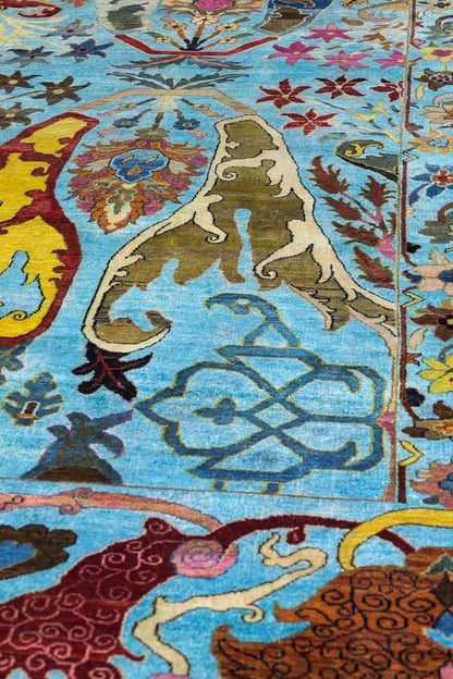 Garous Bijar Handwoven Tribal Rug, J80595
