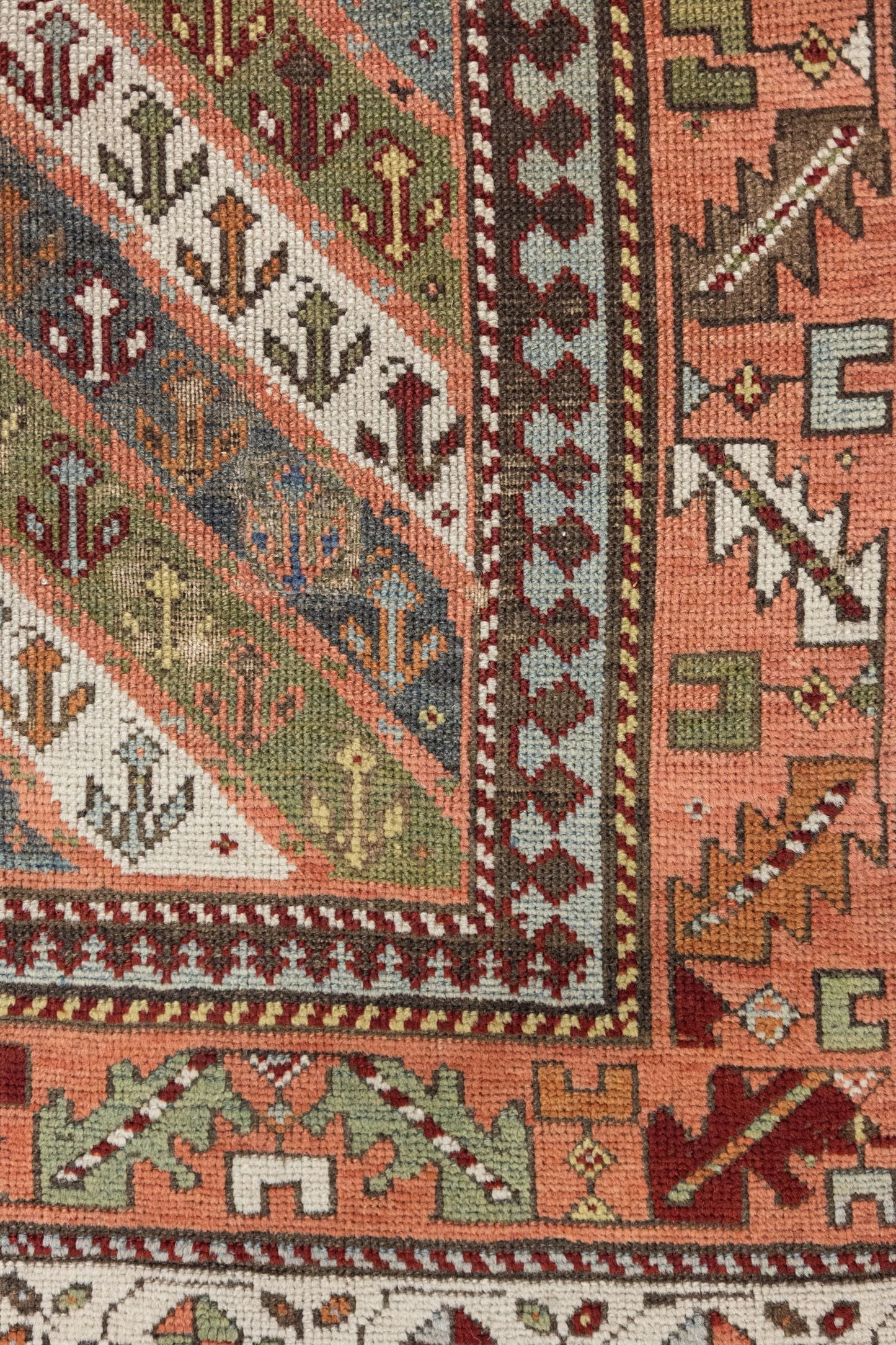 Vintage Gendje Handwoven Tribal Rug, J88225