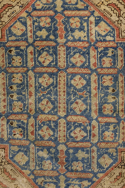 Vintage Ghiordes Handwoven Tribal Rug, J86440