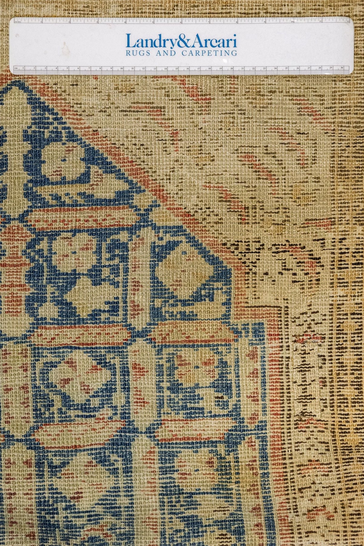 Vintage Ghiordes Handwoven Tribal Rug, J86440