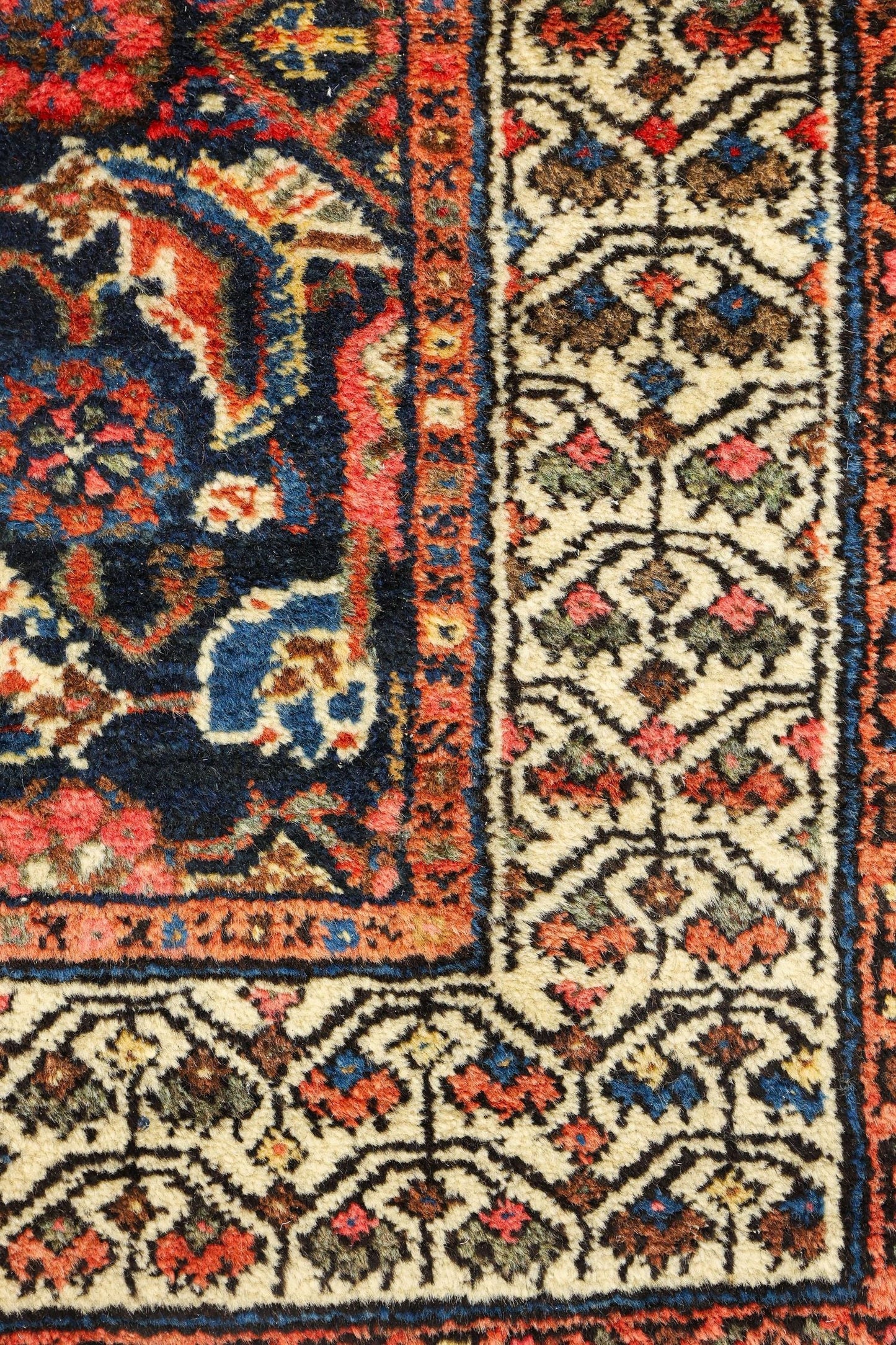 Antique Hamadan Handwoven Tribal Rug, 82397